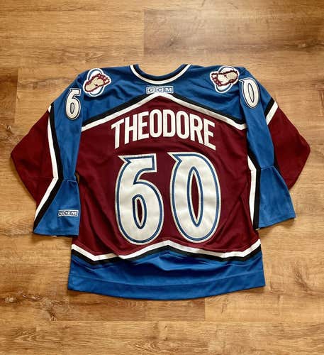 CCM Jose Theodore Colorado Avalanche Jersey (L)