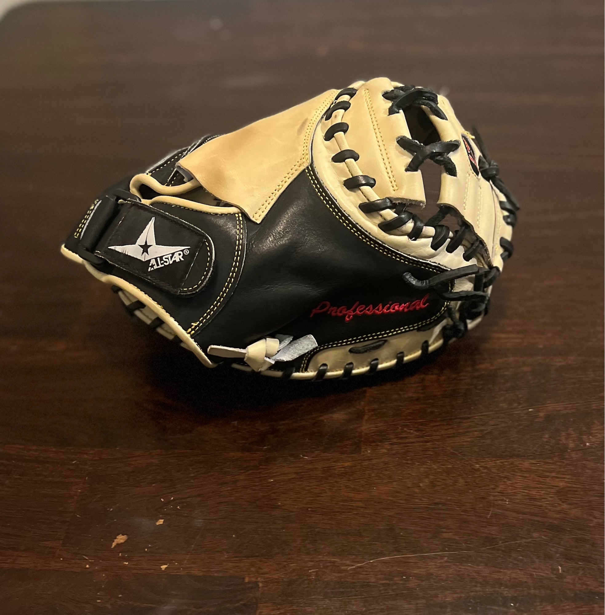 Pancake Glove All-Sta CM3100SBT Catches Mitt Black/Tan Inch