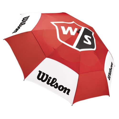 Wilson Staff Tour Series Golf Umbrella - Red / White / Black