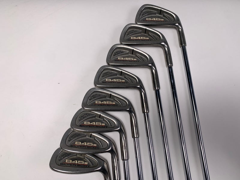 Tommy Armour 845S Silver Scot Iron Set 3-PW Tour Step Regular Steel Mens RH