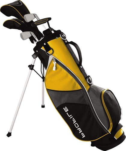 Wilson Profile JGI Junior Complete Golf Club Set - Medium Yellow - LEFT HAND