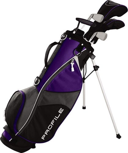 Wilson Profile JGI Junior Complete Golf Club Set - Medium Purple - RIGHT HAND