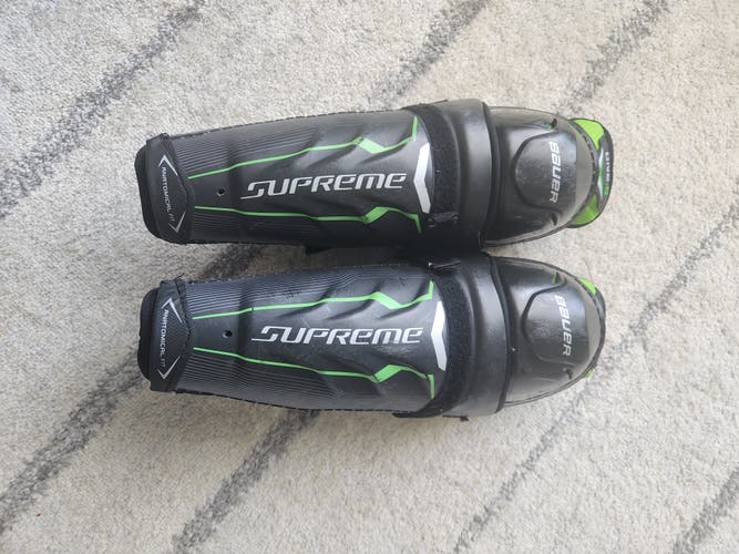 Junior Used Bauer Supreme One.6 12" Shin Pads