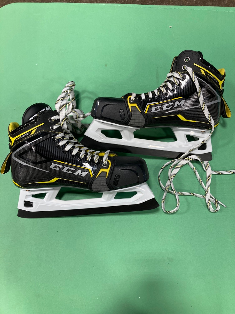 Senior Used CCM Super Tacks AS3 Pro Hockey Goalie Skates D&R (Regular), Size 7.0