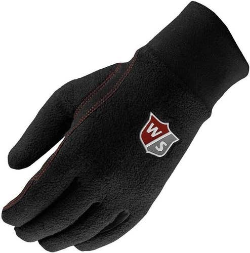 Wilson Staff Winter Microfiber Suede Golf Gloves - LARGE / PAIR - Wilson Dealer