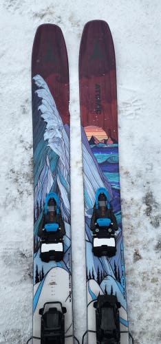 Hardly Used 2021 Atomic Bent Chetler 120 With Bindings SHIFT Bindings