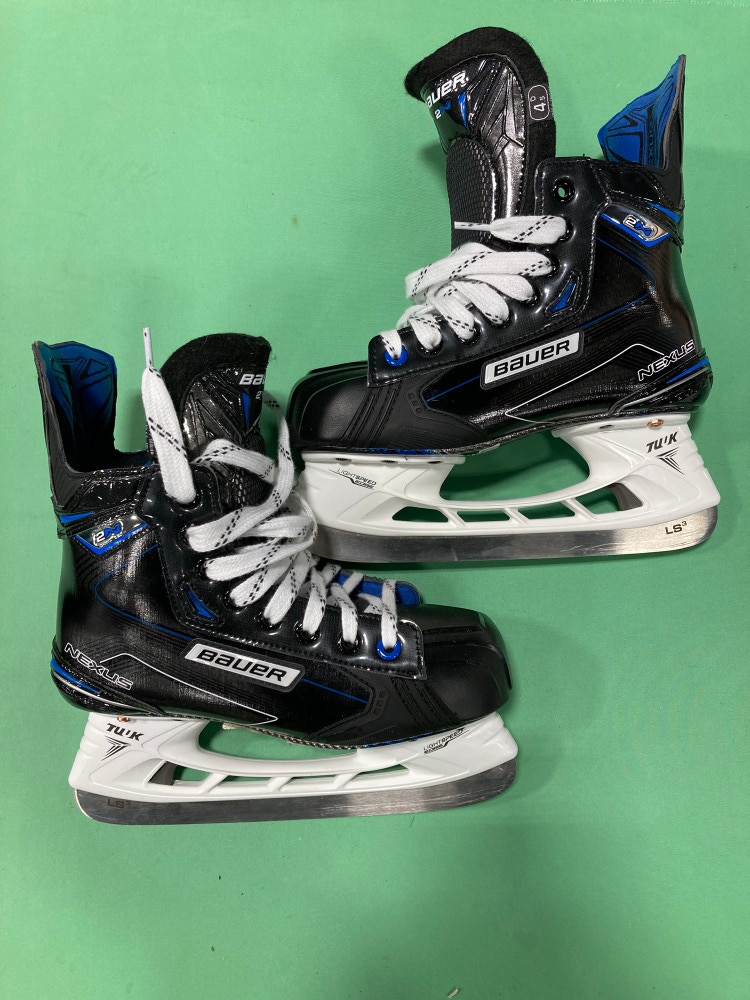 Used Intermediate Bauer Nexus 2N Hockey Skates D&R (Regular), Size 4.5