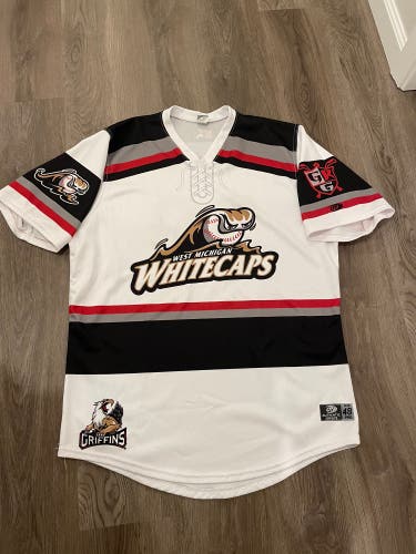 Team issued west Michigan whitecaps jersey