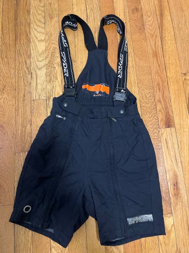 Black Used Kids Unisex Spyder Shorts