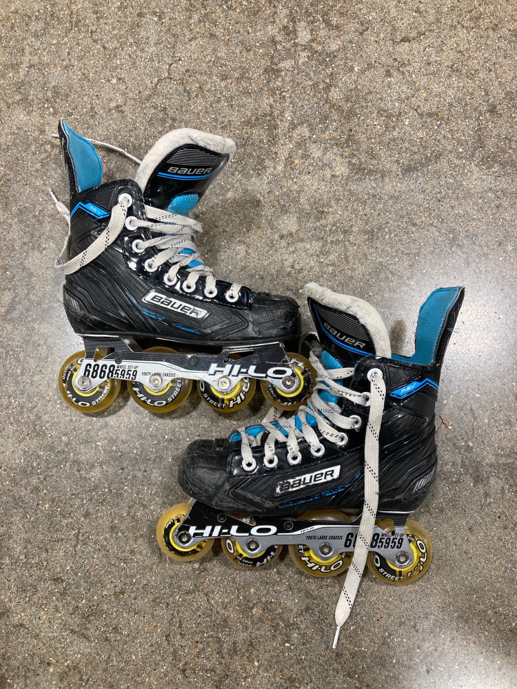 Used Bauer RSX Inline Skates, Size 1.0