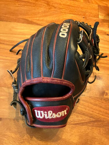 Used Right Hand Throw Wilson A2000 SuperSkin DP15 11.5" Baseball Glove