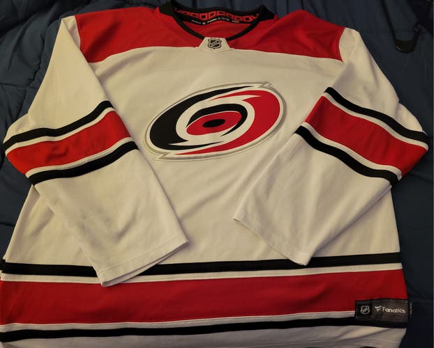 White New Goalie Cut Men's Jersey