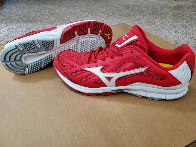 Red New Adult Men's Size 9.0 (Women's 10) Trainers Low Top
