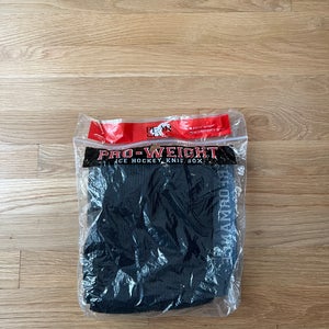 NEW Pear Sox Hockey Socks - Black - Intermediate