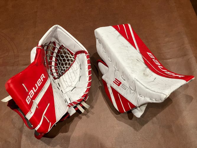 Bauer Supreme 3s Goalie Glove Set