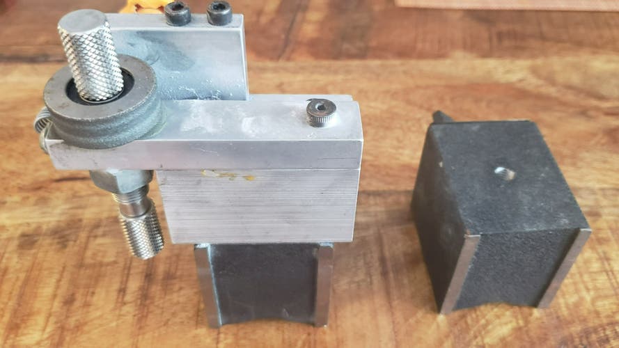 Used - Stone dressing tool for skate sharpening