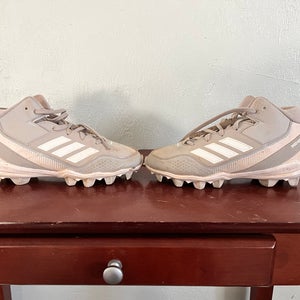 Gray Unisex Molded Cleats Adidas Cleats