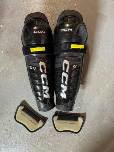 Used CCM 15"  Tacks AS-V Shin Pads