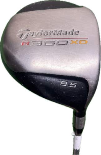 TaylorMade R360 XD 9.5° Driver Stiff Flex Graphite Shaft RH 44.5”L