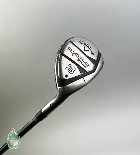 Used RH Callaway Diablo Edge 3 Hybrid 21* 75g X-Stiff Flex Graphite Golf Club