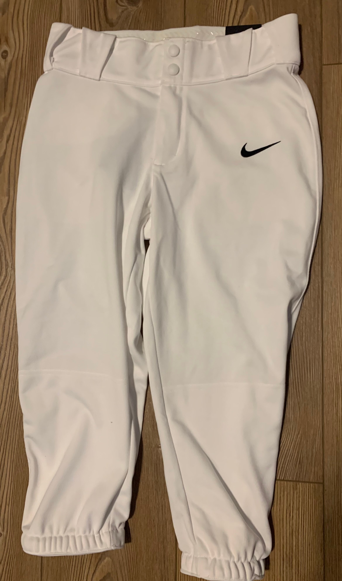 White Youth Girls New Small “Nike” Game Pants