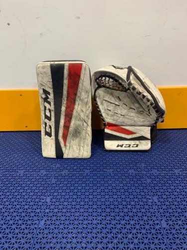 Used CCM Junior Extreme Flex II 760 Glove and Blocker Set