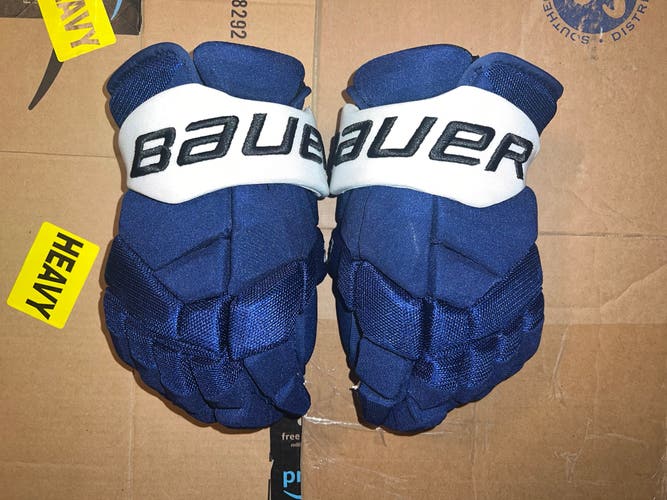 Tampa Bay Lightning Bauer Supreme 2S Pro Gloves 14” (READ DESCRIPTION)