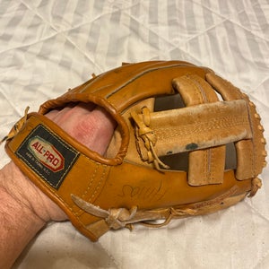 Vintage All Pro 10” Leather Baseball Glove