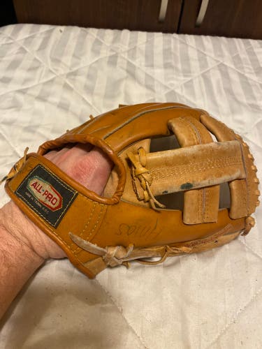Vintage All Pro 10” Leather Baseball Glove