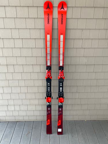 Used Unisex 2023 Atomic 180 cm Racing Redster G9 Skis With Bindings Max Din 16