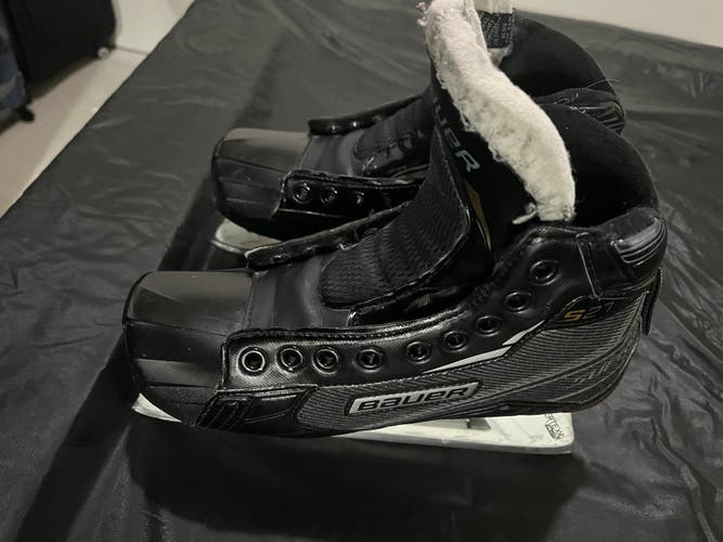 Used Bauer Regular Width Size 4.5 Supreme S27 Hockey Goalie Skates