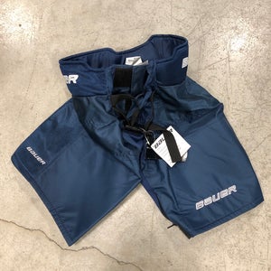 New Junior Bauer Supreme S190 Navy Pant Shell (Size: Large)