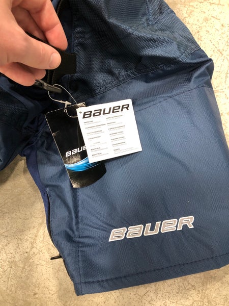 New Junior Bauer Supreme S190 Navy Pant Shell (Size: Large