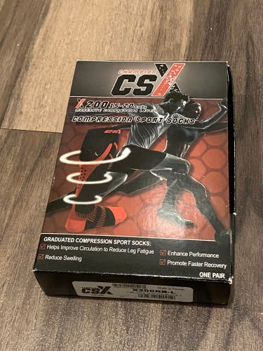 CSX x200 Compression Socks Adult Large Athletic Socks New