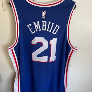 Joel Embiid Philadelphia 76ers Nike Men’s NBA Swingman Jersey XXL