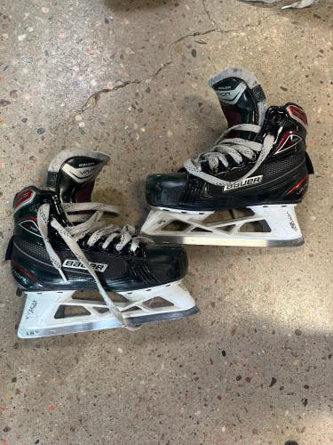 Junior Used Bauer Vapor X700 Hockey Goalie Skates D&R (Regular) 3.0