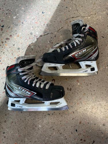 Junior Used CCM Jetspeed FT460 Hockey Goalie Skates D&R (Regular) 3.5