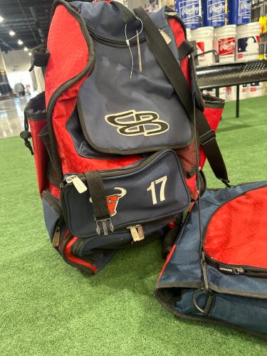 Used Boombah Batpacks Bag and coaches bag