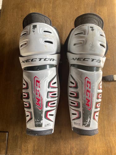 Senior Used CCM Vector 14" Shin Pads