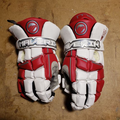 Used Maverik M3 Lacrosse Gloves 13"