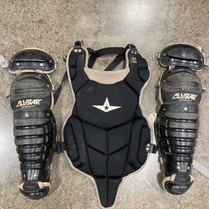 Used Youth All Star Catcher's Chest and Legs (Aged 7-9 Recommended)