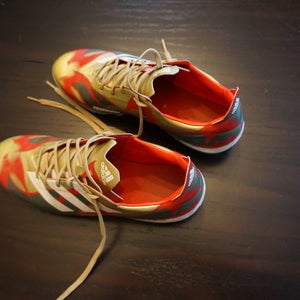Gold Youth/Adult Unisex Used Size 7.0 (Women's 8.0) Adidas Cleats