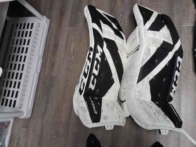 CCM E5.5 Sr Goalie Pads 34+1 Blocker/Glove Set & Add’l Glove Bauer X170 Sr Regular Glove