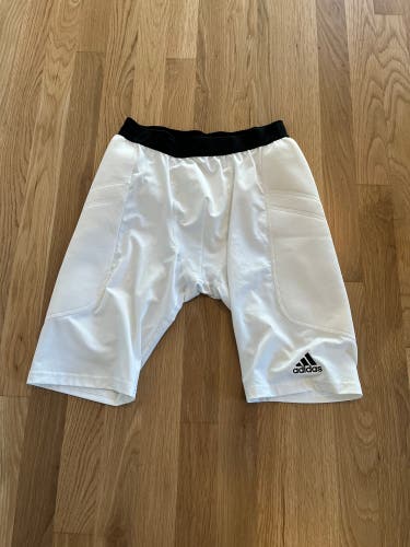 Adidas Men’s Triple Stripe Sliding Shorts - Men’s Medium