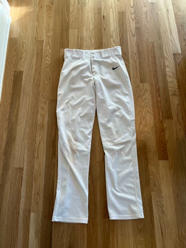Nike Men’s Baseball Pants - White - Adult Small