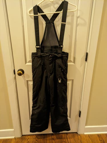 Spyder Ski Pants with detachable bib / Used Size 18 Boys