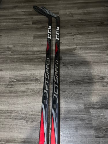 2 PACK - CCM JetSpeed Sticks - LH 70 Flex
