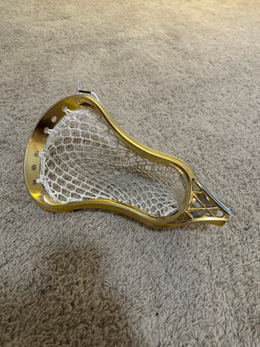 Chrome Gold Signature Lacrosse Pro Head