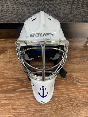 Used Bauer NME 8 Goalie Mask