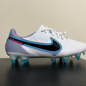 Nike Tiempo Legend 9 Elite SG-Pro AC Size 7.5 Men Blast Pack White Blue DB0822-146